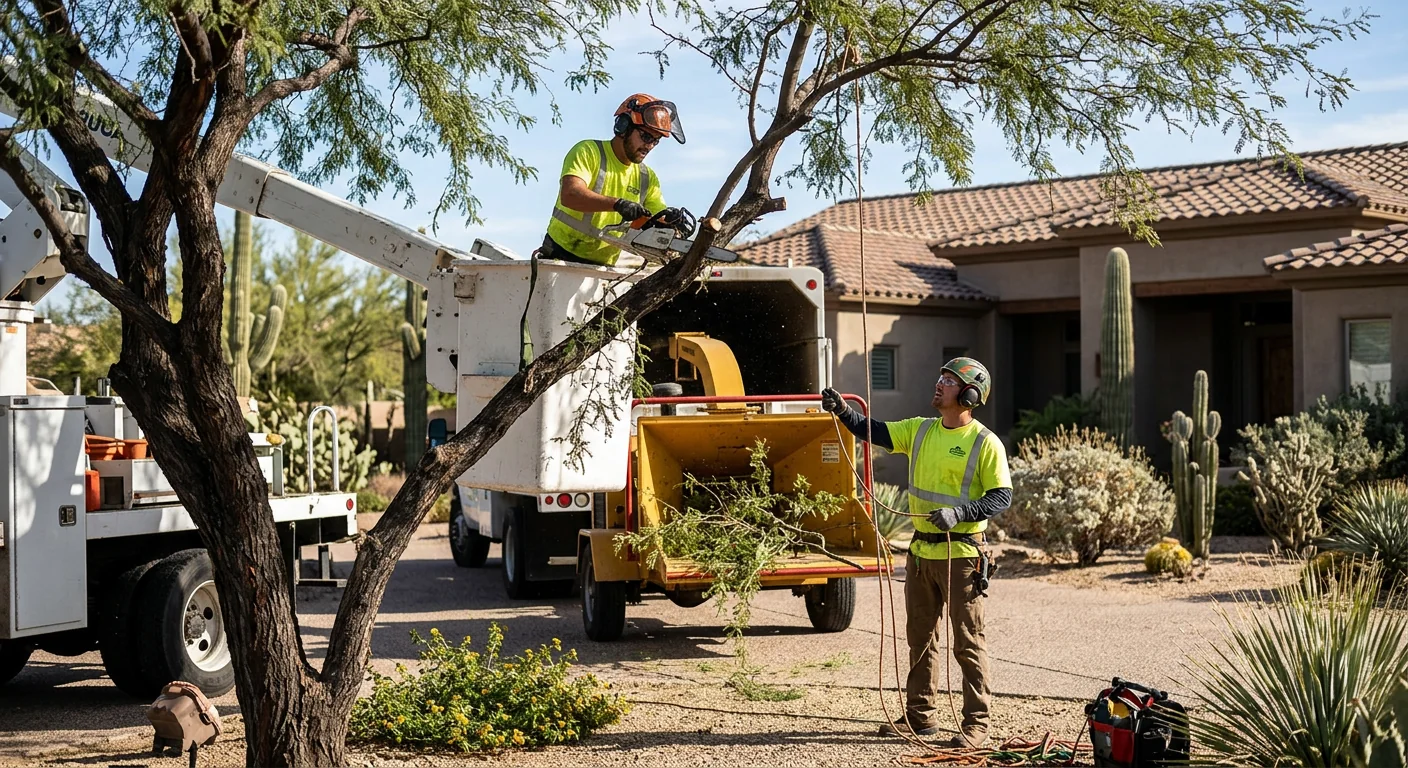 Cleared desert lot ready for development in Cave Creek Arizona